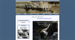 Desktop Screenshot of canyoning-club.com